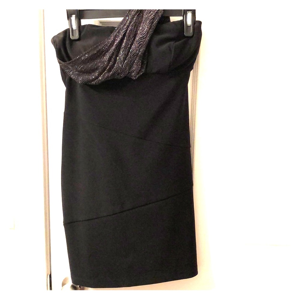 Mini black dress